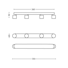 Reflektor PHILIPS STAR 562443116, 4 × 4,5 W, LED