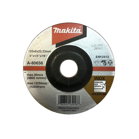 Grinding disc Makita A-80656, 125x6x22.23 mm