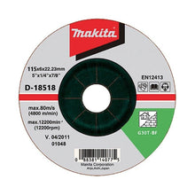 Tarcza szlifierska Makita D-18518, 125x6x22.23 mm