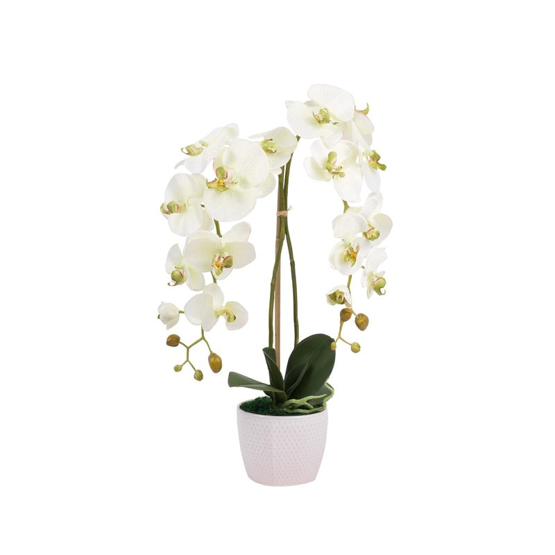 Sztuczna orchidea w doniczce, 65 cm