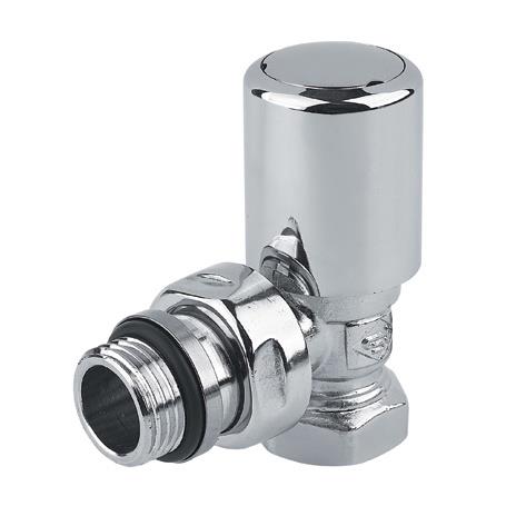 Angled thermostatic valve, 1/2"x1/2"