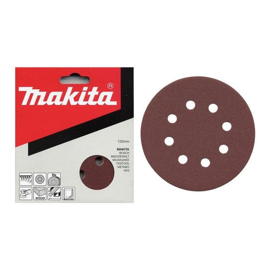 Sanding discs Makita P-43533, No. 40, Ø125 mm, 10 pcs