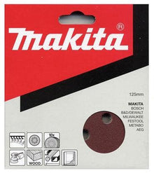 Tarcze szlifierskie Makita P-43577, nr 120, Ø125 mm, 10 szt.