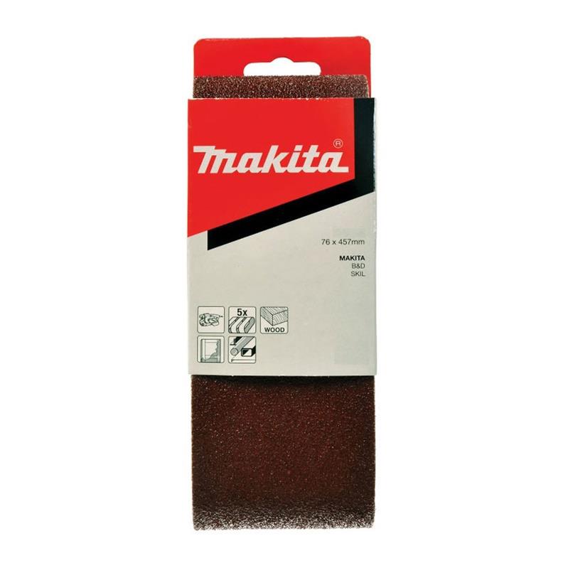 Taśma szlifierska Makita P-37091, nr 40, 457 x 76, 5 szt.