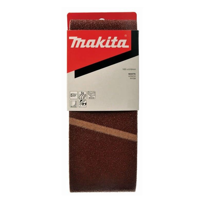 Sanding belt Makita P-36887, No. 40, 610 x 100, 5 pcs
