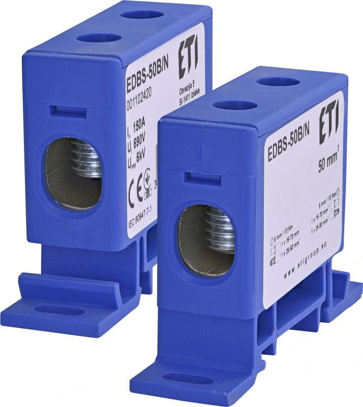 Złączka dystrybucyjna ETI EDBS-50B/N, 50 mm²