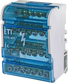 Złączka listwowa ETI EDB-407, 5 x 1,5-6 mm²; 2 x 6-16 mm²
