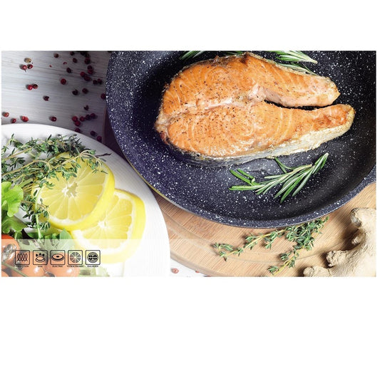 Frying pan with lid BOLLIRE VENEZIA BR1010, Ø 28 cm