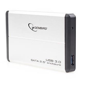 Gembird EE2-U3S-2-S Enclosure, HDD, 2.5" SATA, USB 3.0