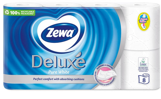 Toilet paper Zewa Deluxe, 8 pcs