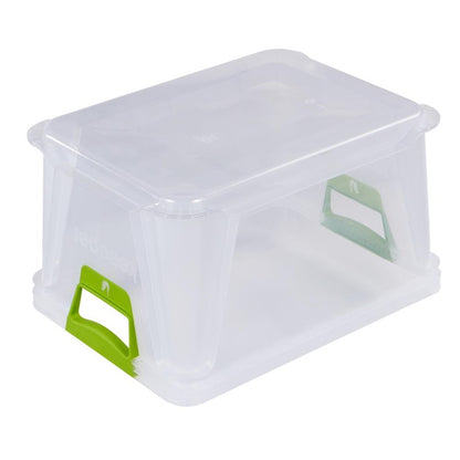 Storage box KEEEPER, 20 l, transparent, 39×29×22 cm