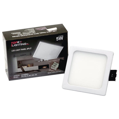 Oprawa wpuszczana Tope Split, 5W, 4000°K, LED, biała
