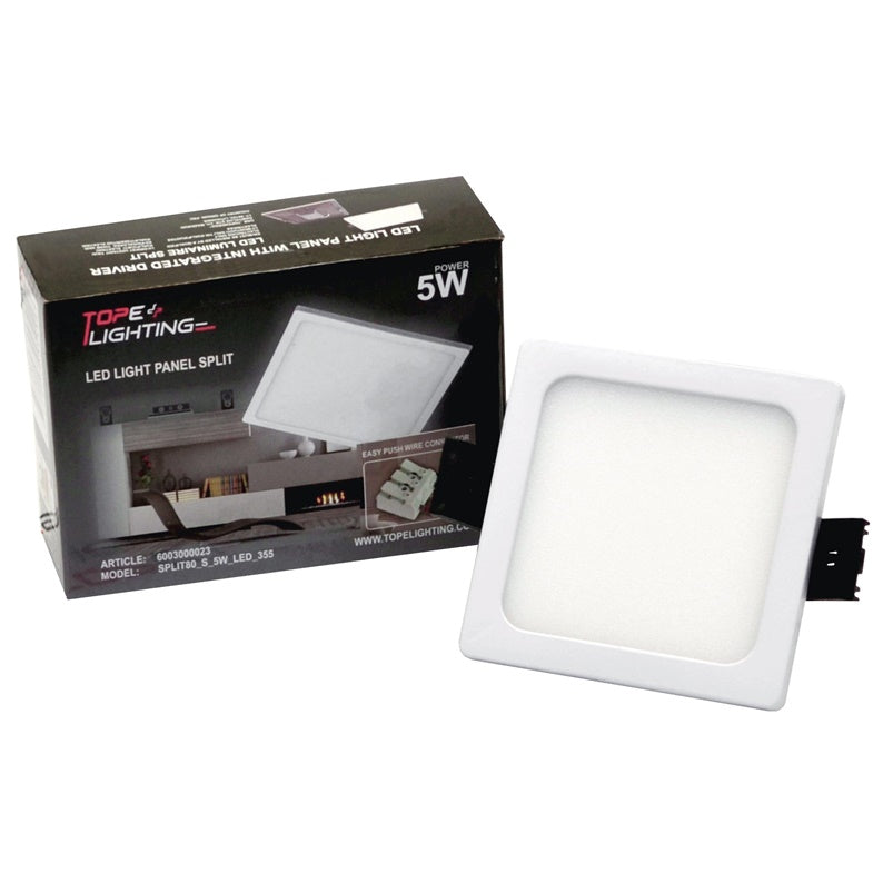 Recessed luminaire Tope Split, 5W, 4000K, LED, white
