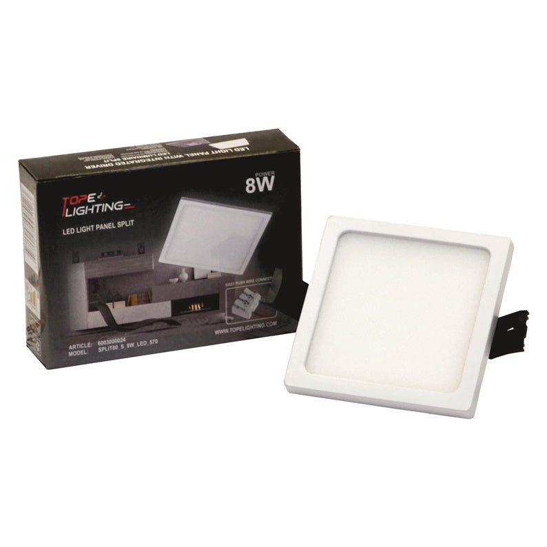 Įmontuojamas šviestuvas Tope Split SQ NW, 8W, LED, 4000K