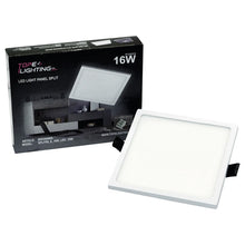 Oprawa wbudowana Tope Split, 16W, 4000°K, LED, biała