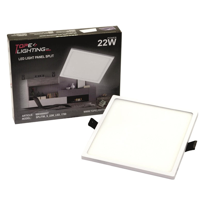 Įmontuojamas šviestuvas Tope Split, 22W, 4000°K, LED, baltas