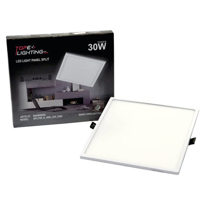 Įmontuojamas šviestuvas Tope Split, 30W, 4000°K, LED, baltas