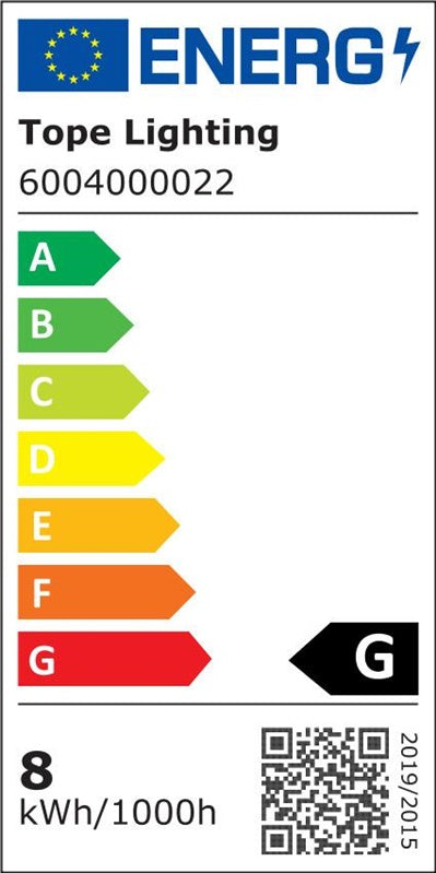 Surface-mounted LED panel Tope Modena SQ, 8W, 4000K, 8.7x8.7 cm