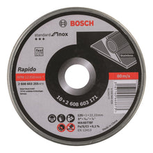 Tarcze tnące Bosch, 125 x 1 x 22.23 mm, 10 szt.