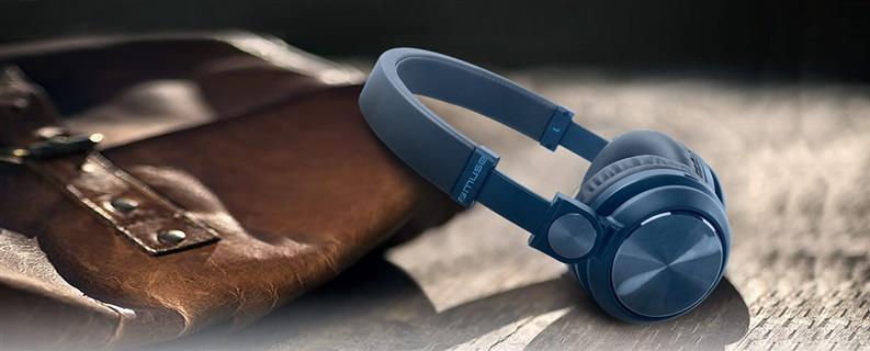Belaidės ausinės MUSE M-276BTB, mėlynos