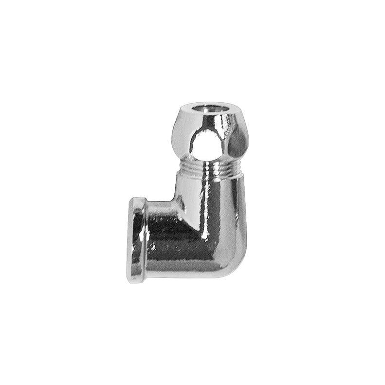Alkūnė, 1/2"x3/8" vidin. ir išor. sriegis, su veržle