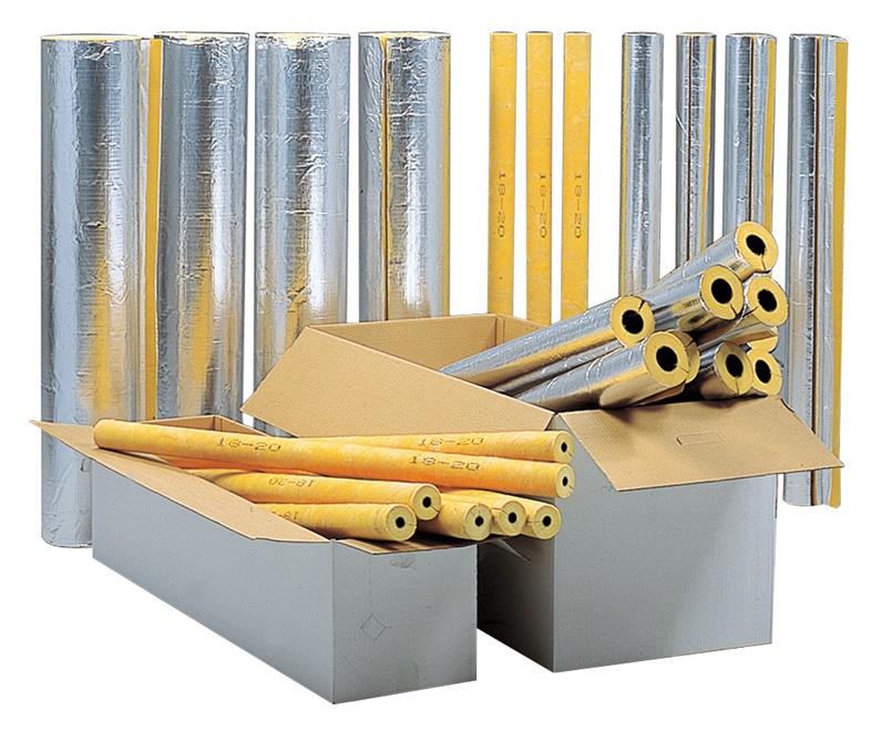 Isover CPS-Alu2 pipe insulation, with aluminum foil 18-20 mm 1.2 m
