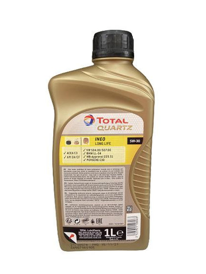 ENGINE OIL "TOTAL QUARTZ INEO LONG LIFE 5W30"