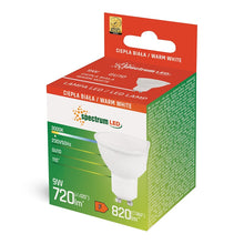 LED lemputė GU10 9W 720LM 3000K 110°