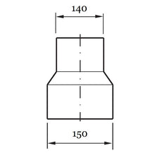 Flue pipe adapter WADEX, 140/150 mm