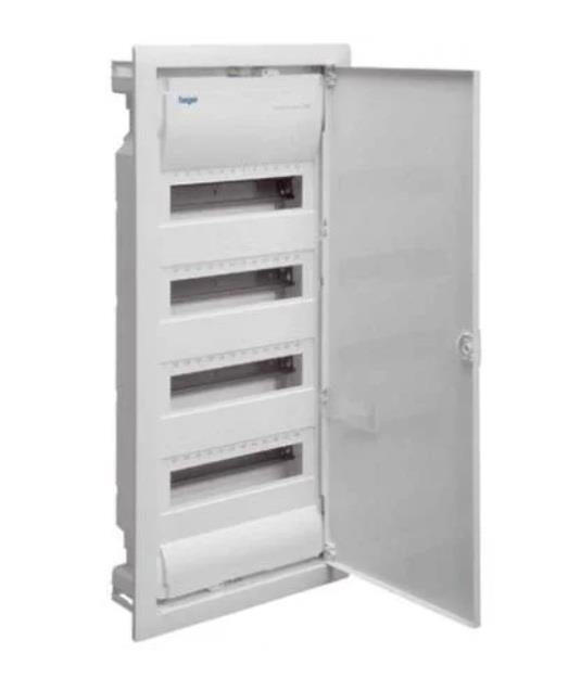 Hager VU48NE modular distribution board, flush-mounted, IP30, 48 modules