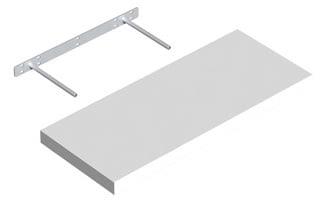 Shelf Velano 65080 BI60/24, 595 x 38 x 235 mm