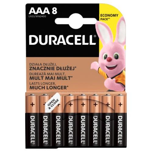 Baterie DURACELL AA/LR06, 1,5V, 8 szt.