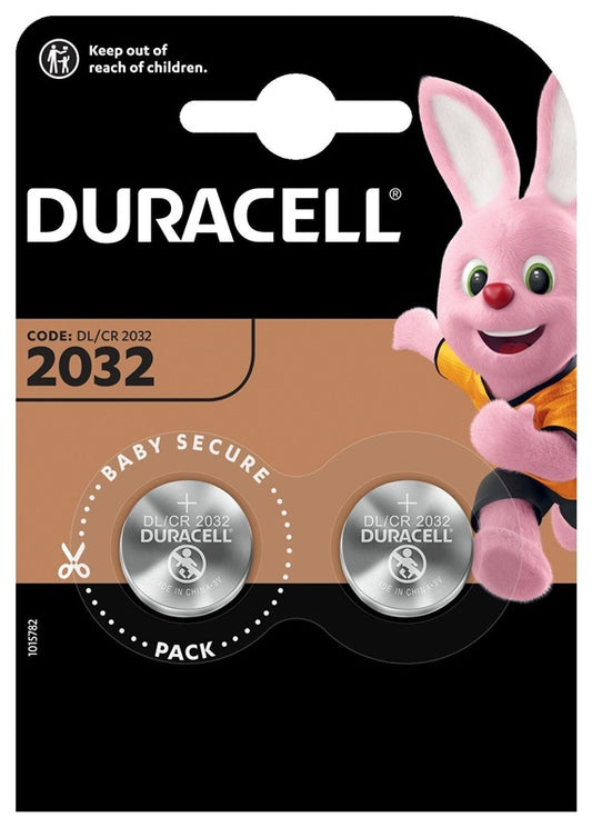 DURACELL CR2032 batteries, 2 pcs