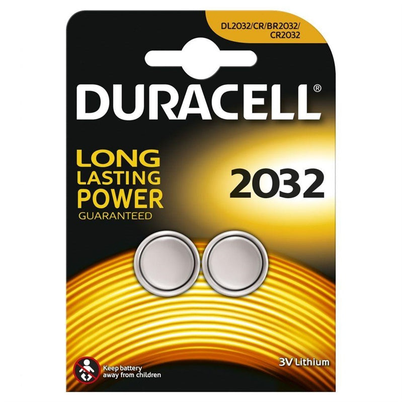 DURACELL CR2032 batteries, 2 pcs