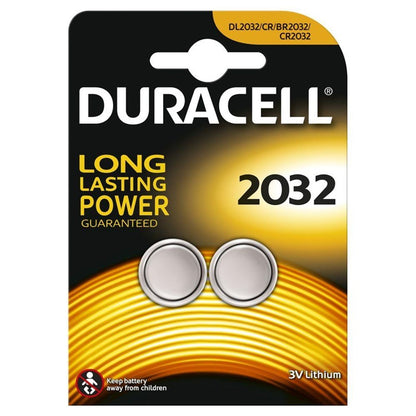DURACELL CR2032 batteries, 2 pcs