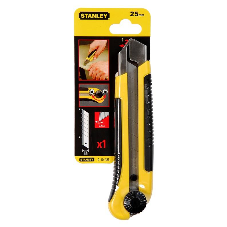Нож со сменными лезвиями Stanley 0-10-425, 25 мм