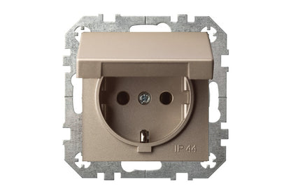 LIREGUS EPSILON Socket, champagne, IP44