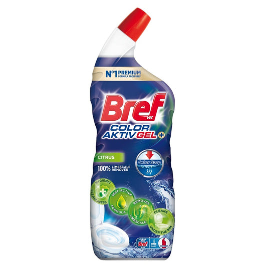Toilet cleaner BREF EXCELLENCE GEL+COLOR AKTIV, 700 ml