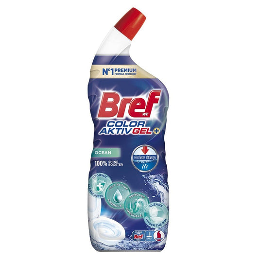 Toilet cleaner BREF 10×EFFECT POWER GEL ARCTIC, 700 ml