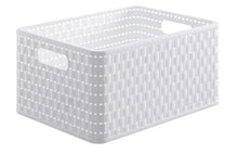 Daiktadėžė ROTHO 11153, 18 l, balta, 36,8×27,8×19,1 cm