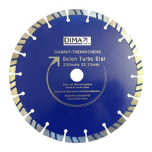 Diamond cutting disc Cedima 230x22.23x2.4mm
