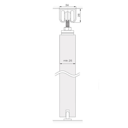 Rinkinys Helaform 20501, stumdomosioms vidaus durims