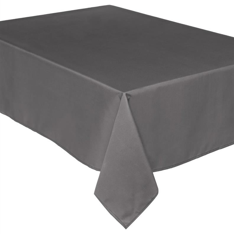 Stain-resistant tablecloth, grey, 140 x 240 cm