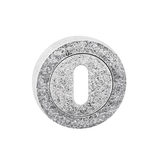 Metal-Bud Tosca/Chiara keyhole escutcheon, nickel-plated
