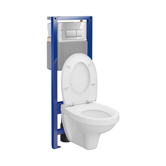 CERSANIT S701-022 Wall-Hung Toilet Set