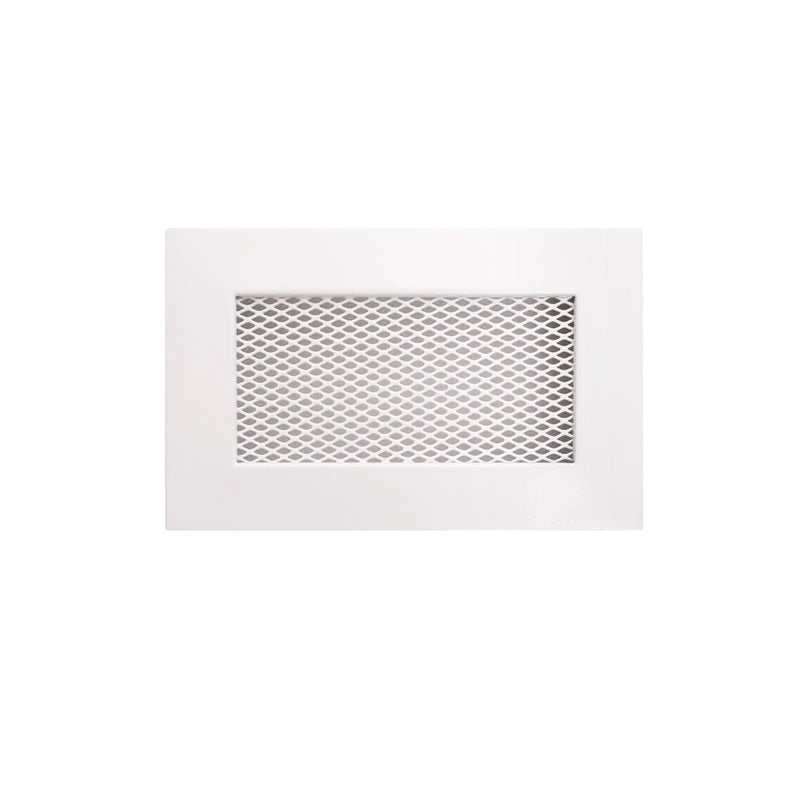 Grotelės židiniui HEARTH, baltos, 110 x 170 mm