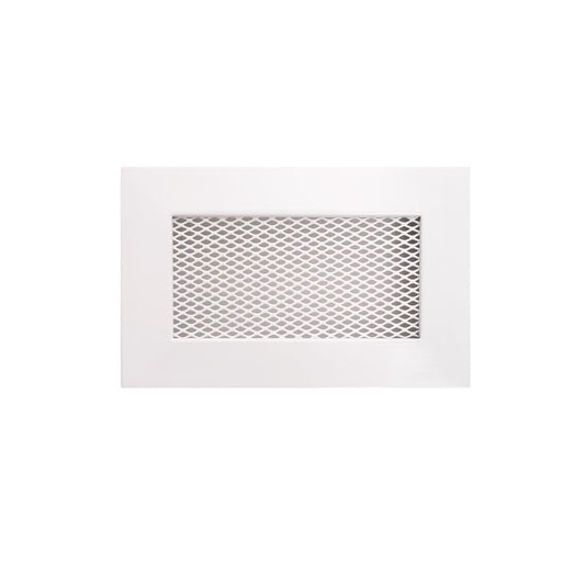 HEARTH Fireplace Grille, white, 110 x 170 mm