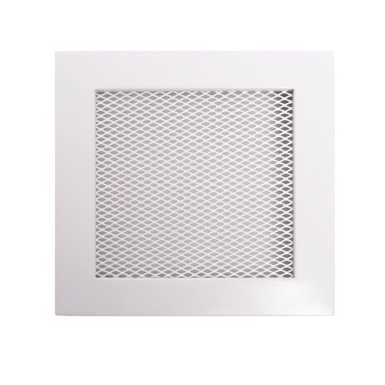 Grotelės židiniui HEARTH, baltos, 170 x 170 mm