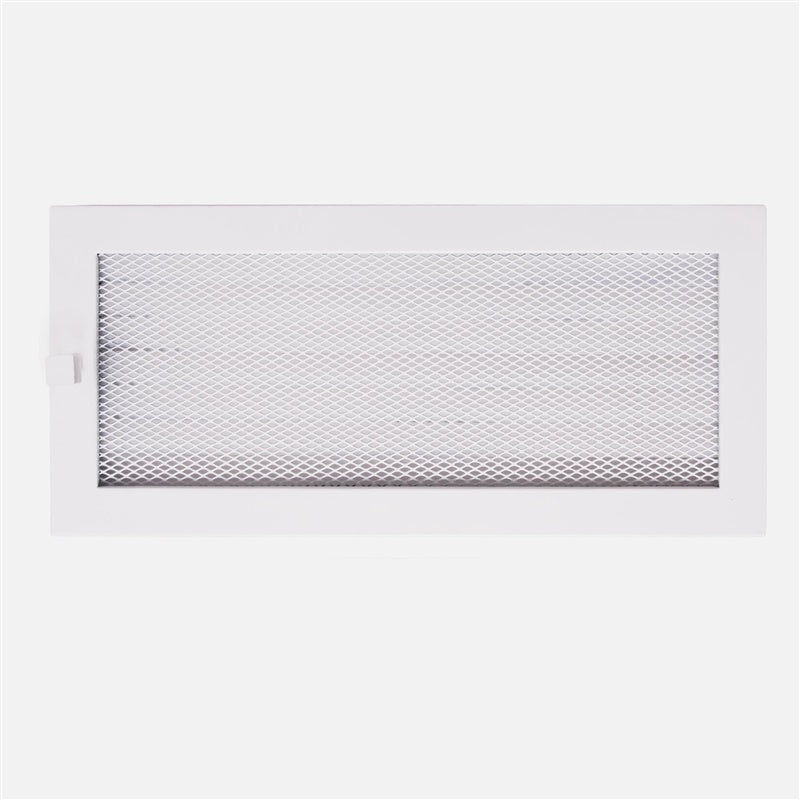 Grotelės židiniui HEARTH, baltos, 170 x 370 mm