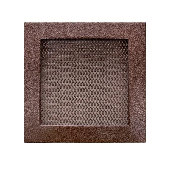 HEARTH fireplace grate, copper color, 170 x 170 mm